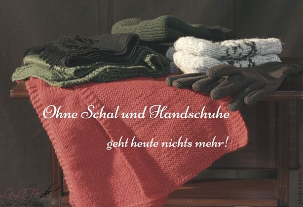 Ohne Schal und Handschuhe geht nichts mehr by @lebelieberfesch