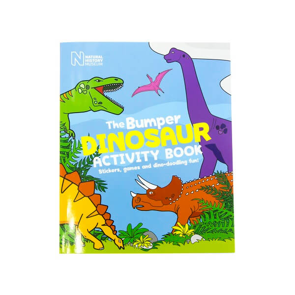 Ausgefallene Geschenk für Kinder und Erwachsene The Bumper Dinosaur Activity Book Natural History Museum
