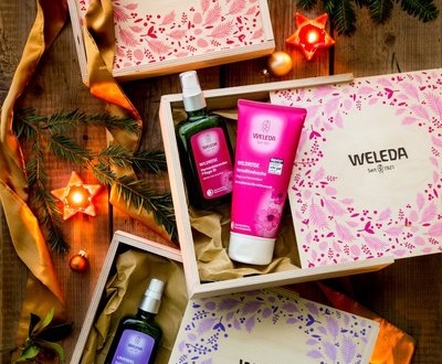 Geschenkideen mit Weleda - Geschenksets für die Hautpflege weihnachtsgeschenkset wildrose lavendel