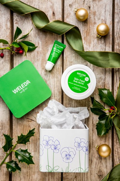 Geschenkideen mit Weleda - Geschenksets für die Hautpflege Weihnachtsgeschenkset skin food