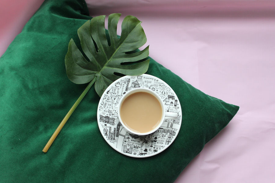 It's TeaTime mit der London Tea Time Collection von House of Cally Zentral London Teetasse Unterteller