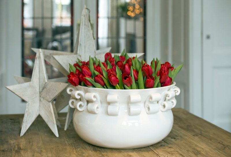Have yourself a merry little Xmas: Frische Tulpen zum Fest