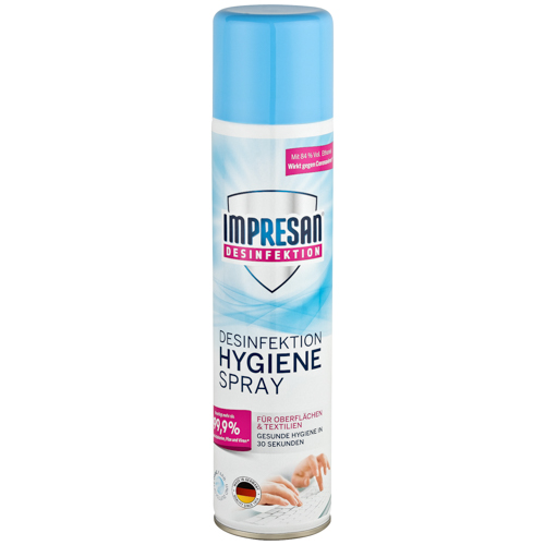 Diese drei Fragen helfen Dir, das passende Desinfektionsmittel zu finden impresan hygiene spray aerosol