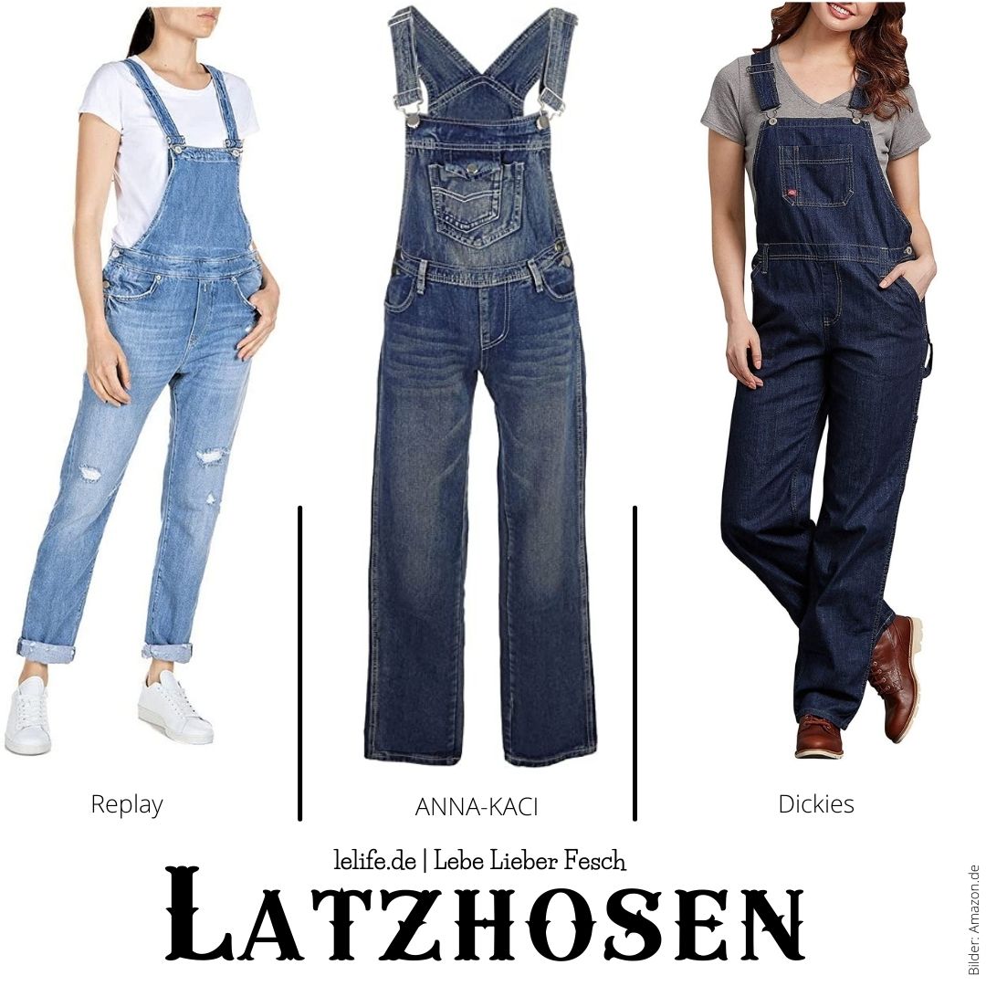 Welche Jeans sind jetzt modern? Latzhosen