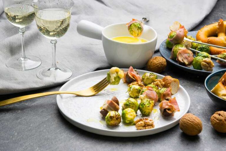 Käse-Fondue Mit Rosenkohl Und Pilzen - Lebe Lieber Fesch