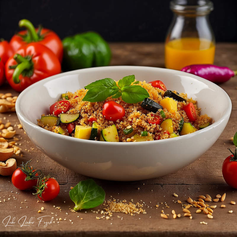 Quinoa-Gemüsepfanne mit Röstgemüse Genussvoll durch die kalte Jahreszeit starten mit 10 leckeren Rezeptideen