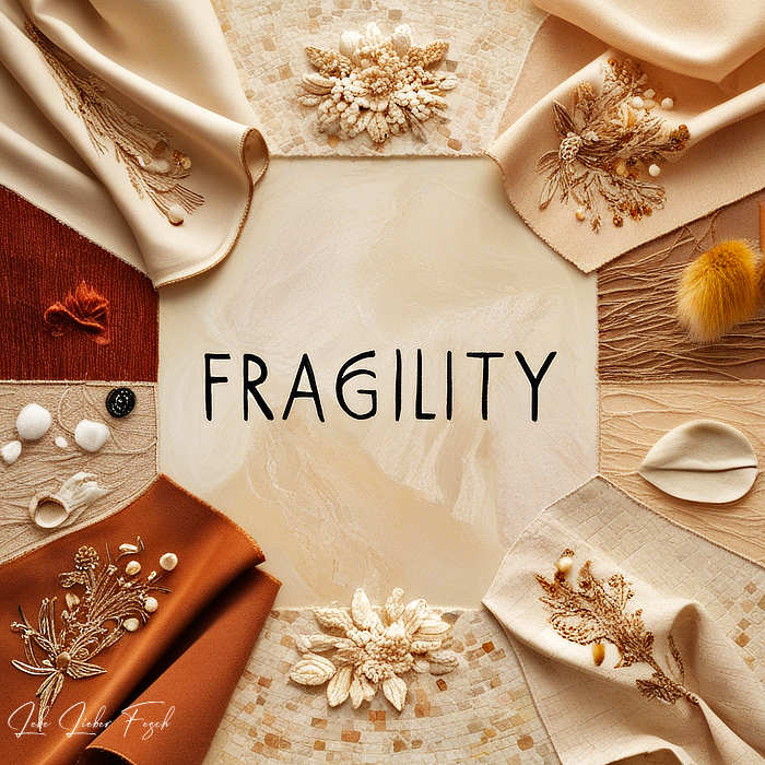 Fragility - Nostalgische Erbstücke, 3D-Stoffe und ungeschliffenes Design als der Trend FW24/25