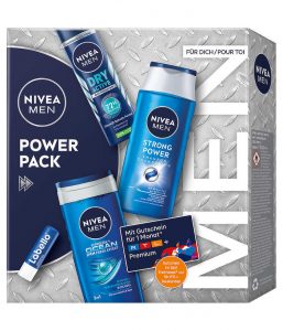 NIVEA MEN Geschenkset POWER PACK Die perfekte Geschenkidee mit Nivea Geschenksets