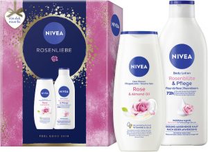 NIVEA Geschenkset ROSENLIEBE Die perfekte Geschenkidee mit Nivea Geschenksets