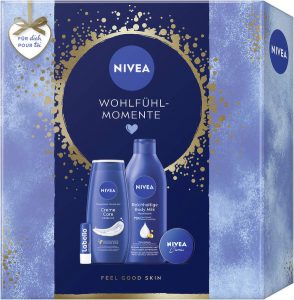 NIVEA Geschenkset WOHLFÜHLMOMENTE Die perfekte Geschenkidee mit Nivea Geschenksets