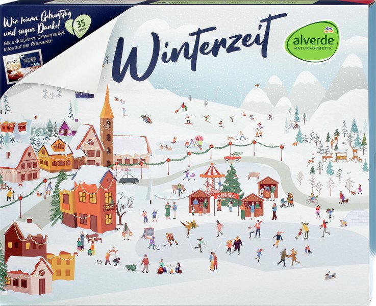 Verwöhnmomente im Advent mit dem alverde NATURKOSMETIK Adventskalender “Winterzeit” 20024