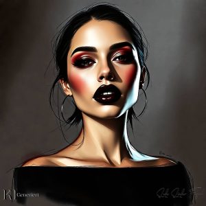 Dunkle Lippen und kräftige Farben Beauty Trends 2025