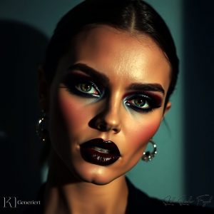 Dunkle Lippen und kräftige Farben Beauty Trends 2025