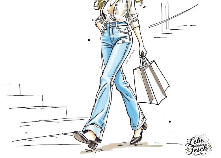 Jeans für Shopping und Einkaufsbummel