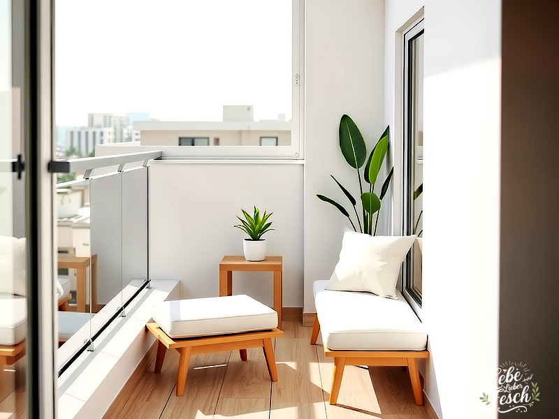 Balkonmöbel für den kleinen Balkon – stilvoll wohnen auf kleinem Raum