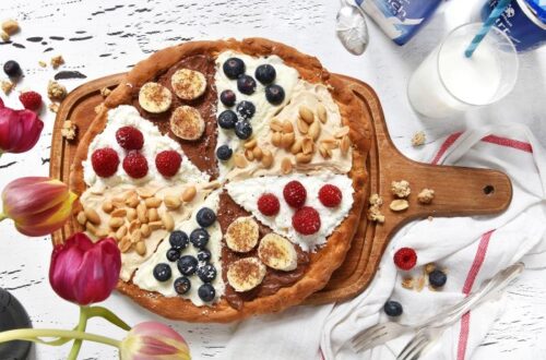 Rezept Süße Frühstückspizza mit Joghurt – ein besonderes Frühstück für genussvolle Momente Weihenstephan