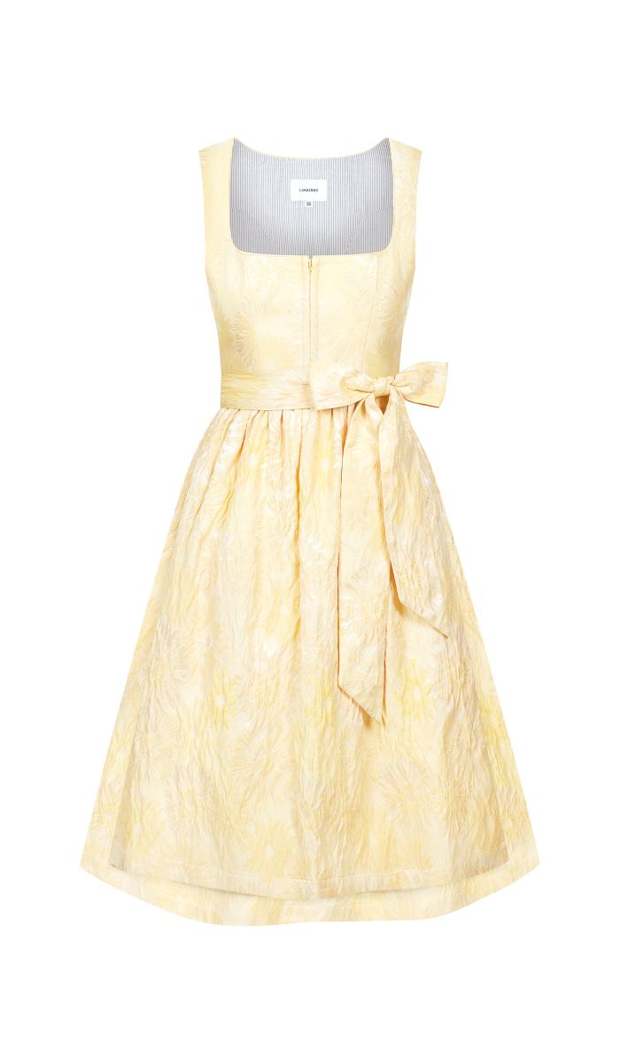 Limberry dirndl dahlia double cream Château Privé: Wenn französische Eleganz auf modernes Dirndl trifft