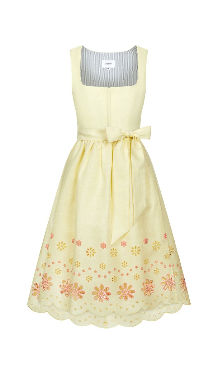Limberry dirndl elize pear sorbet Château Privé: Wenn französische Eleganz auf modernes Dirndl trifft