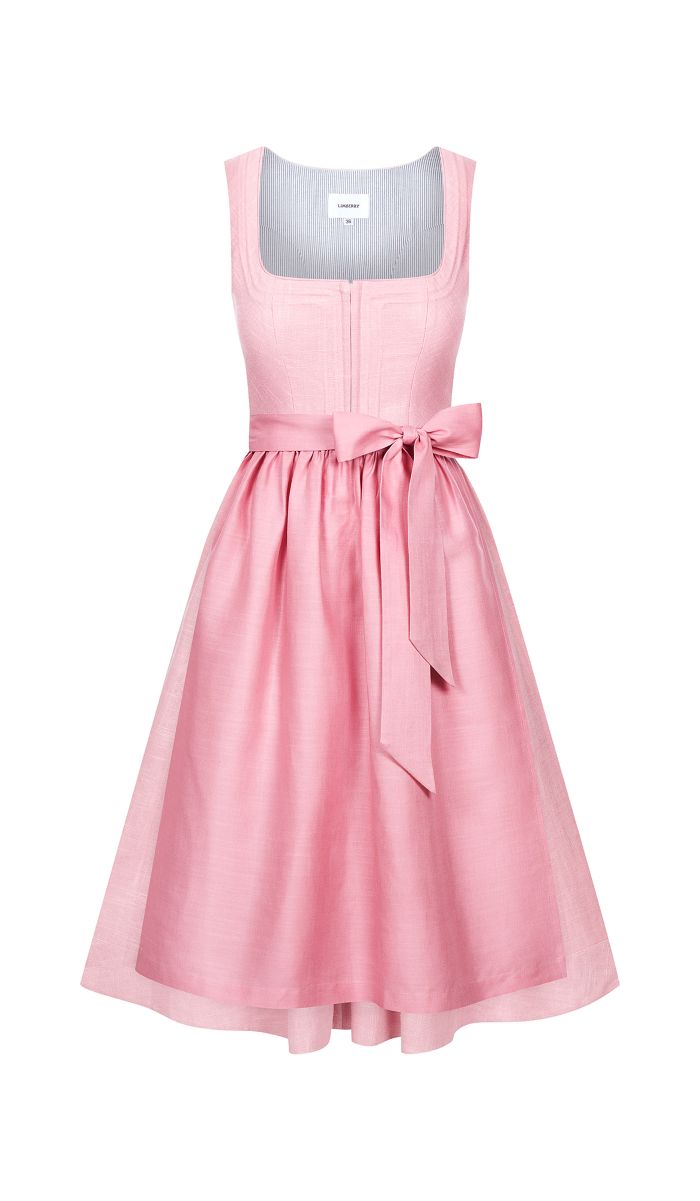Limberry dirndl juliette coral blush Château Privé: Wenn französische Eleganz auf modernes Dirndl trifft