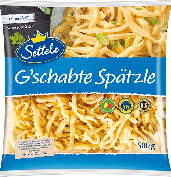 Settele geschabte Spätzle für mascarpone pfanne