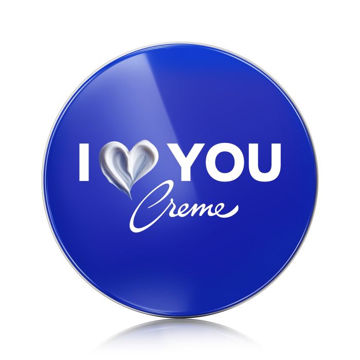 I love you Nivea Creme Dose Ein bisschen Weihnachten für dich: Kleine Wohlfühlmomente mit NIVEA Creme
