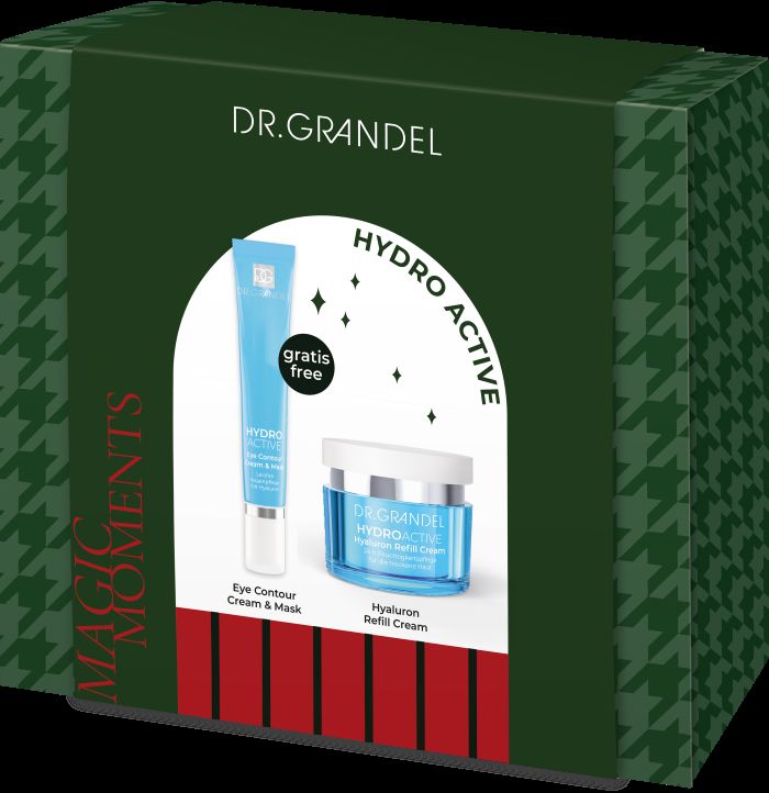 DR. GRANDEL Adventskalender 2026: Kleine Beauty-Momente im Advent Lebe Lieber Fesch DR Grandel HYDRO ACTIVE: Pflege für trockene Haut Geschenkbox Weihnachten