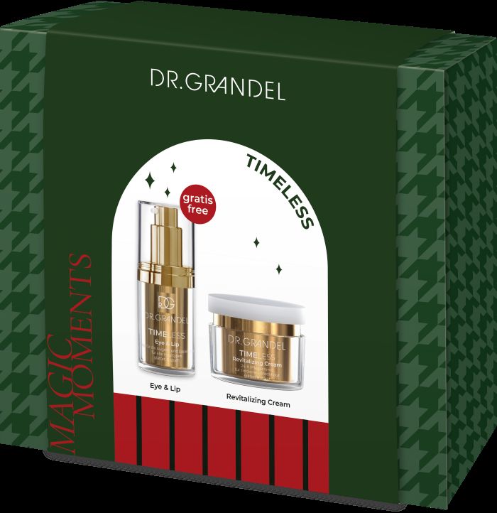 DR. GRANDEL Adventskalender 2026: Kleine Beauty-Momente im Advent Lebe Lieber Fesch Dr Grandel TIMELESS: Ein Geschenk für die Anti-Aging-Routine Geschenkbox Weihnachten